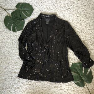 Sequin blazer